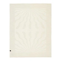 Blacksaw Dopamine 53"x70" Alpaca Ivory Reversible Throw Blanket