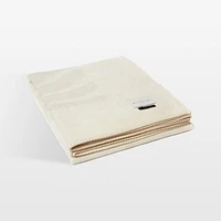 Blacksaw Dopamine 53"x70" Alpaca Ivory Reversible Throw Blanket