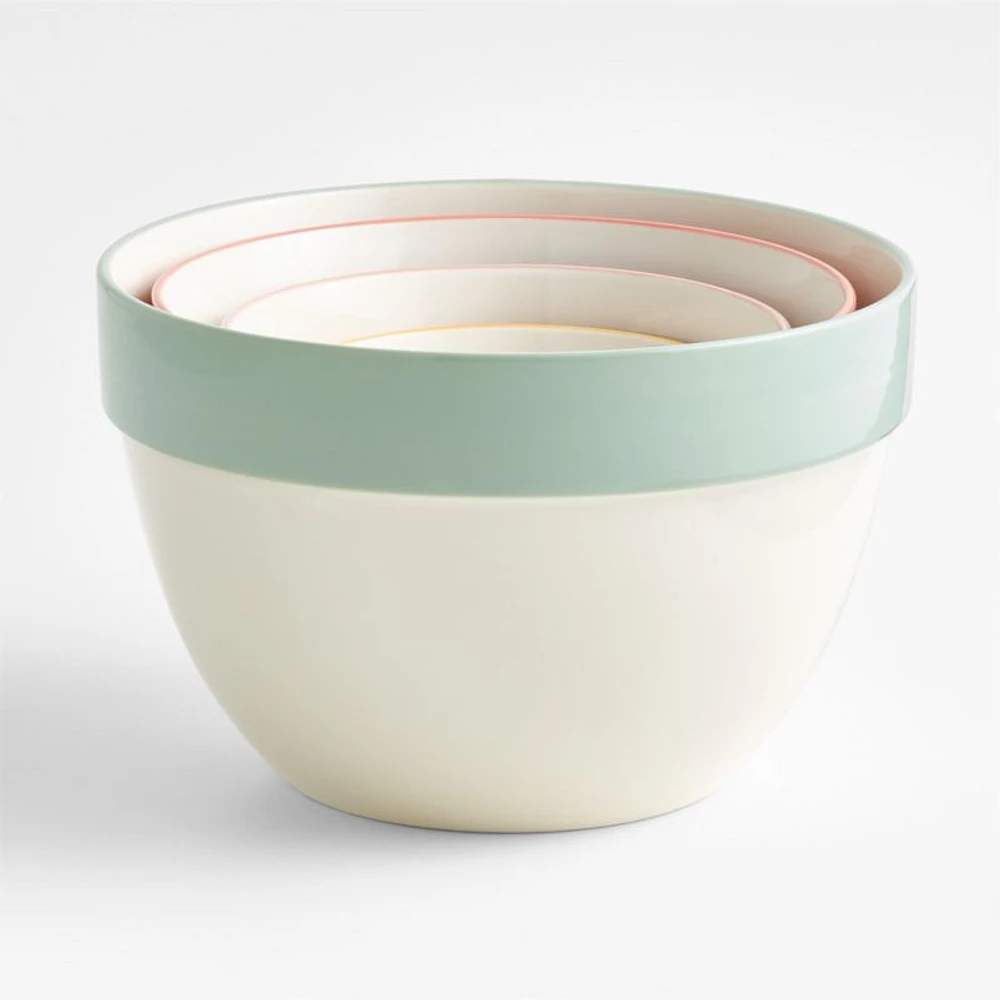 Bloom Ceramic Mixing Bowl, Set of 4