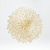 Chilewich ® Rectangular Bloom Gilded Easy-Clean Vinyl Placemat