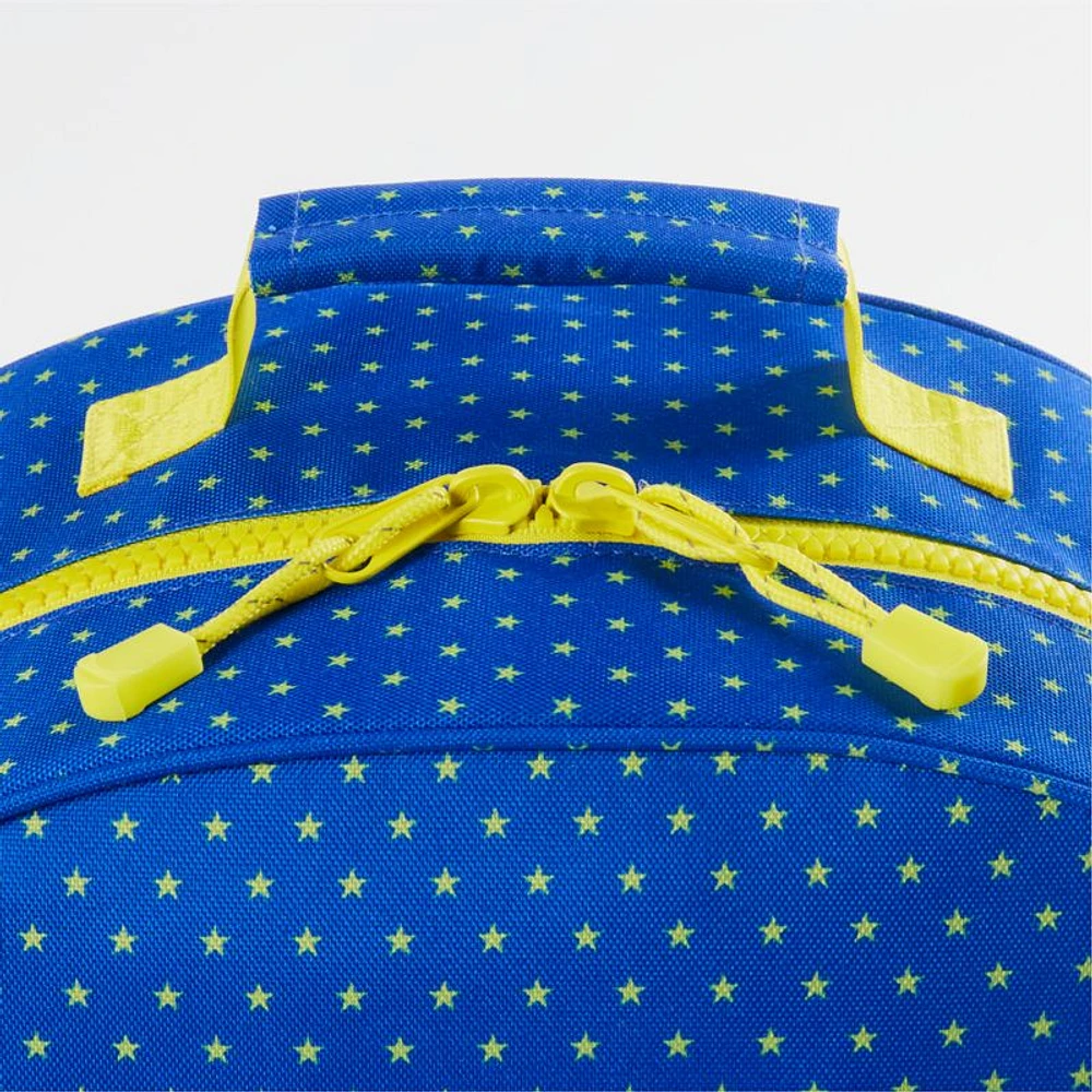 Lucky Stars Blue Medium Kids Backpack with Side Pockets