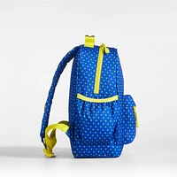 Lucky Stars Blue Medium Kids Backpack with Side Pockets