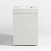 Bluff 36" Bleached Ash and Off White Quartz Single Vanity