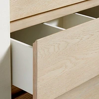 Bluff 36" Bleached Ash and Off White Quartz Single Vanity