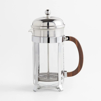 Bodum ® Chambord Stainless Steel 34-Oz. French Press with Walnut Wood Handle