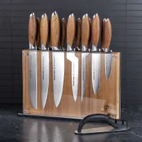 Schmidt Brothers ® Bonded Teak 15-Piece Knife Set