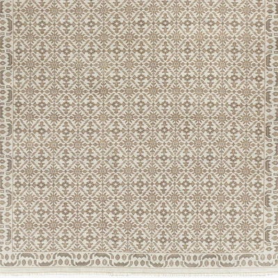 Bordeaux Wool Traditional Grey Area Rug 8'x10'