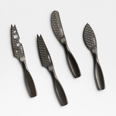 Boska Black Mini Cheese Knife Set