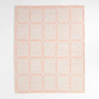 Boucle Elegant Pink Handwoven Flatweave Kids Performance Area Rug 5x8