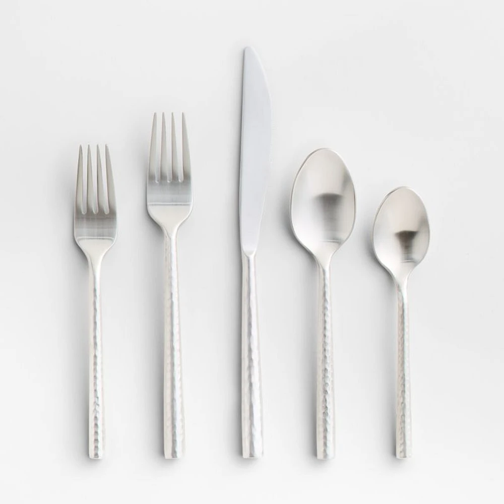 Boulder Satin 5-Piece Flatware Place Setting