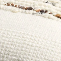 Bozeman Wool Blend 22x15 Arctic Ivory Throw Pillow Cover