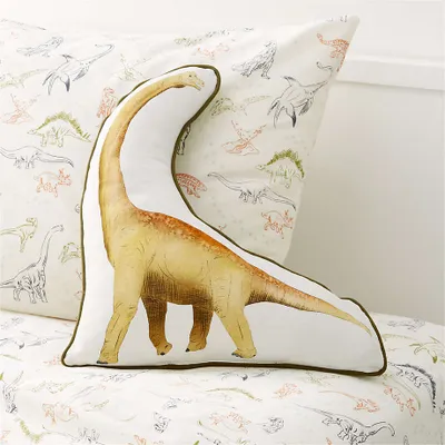 Brachiosaurus Kids Throw Pillow