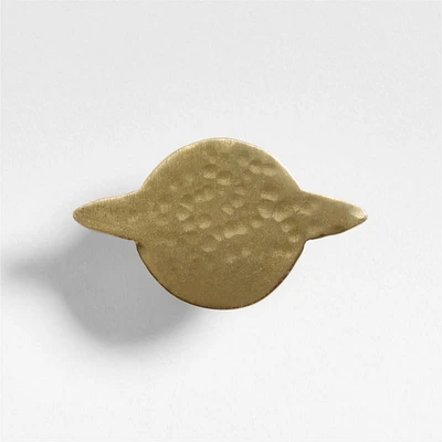 Brass Saturn Knobs, Set of 6