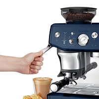 Breville ® Barista Express ® Impress Espresso Machine in Damson Blue
