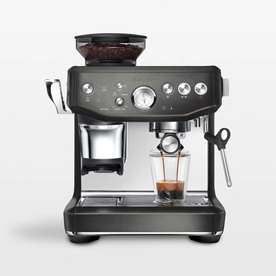 Breville ® Barista Express ® Impress Espresso Machine in Black Stainless Steel