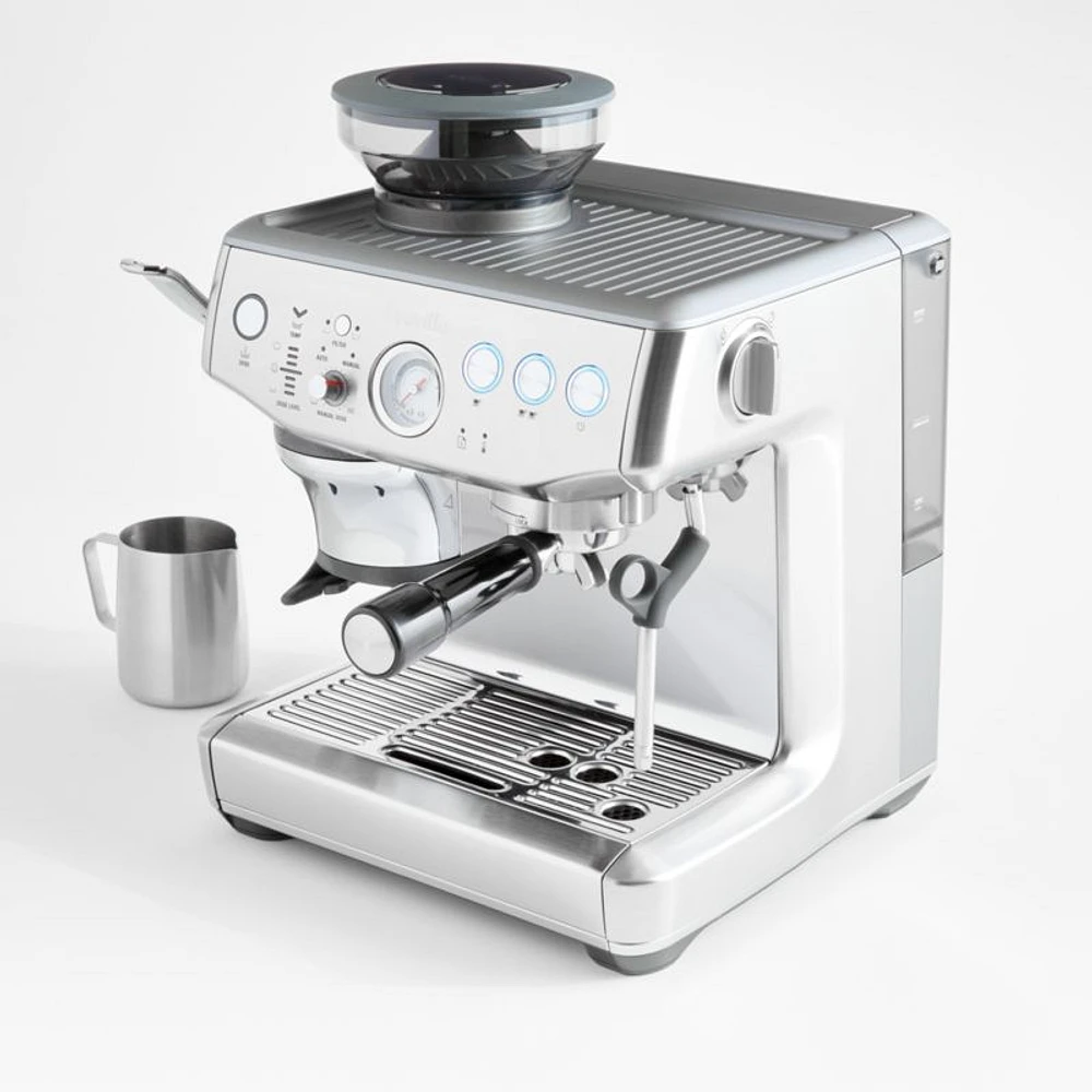 Breville ® Barista Express ® Impress Espresso Machine in Brushed Stainless Steel