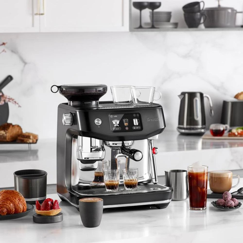 Breville ® Oracle ® Jet Automatic Espresso Machine in Black Truffle