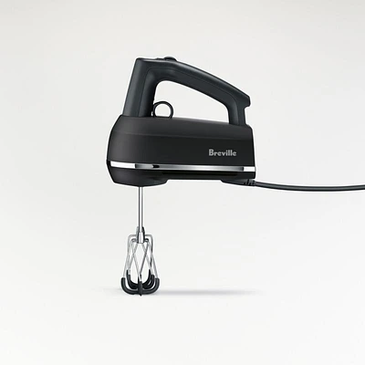Breville ® Handy Mix Scraper ™ 9-Speed Hand Mixer in Black Truffle