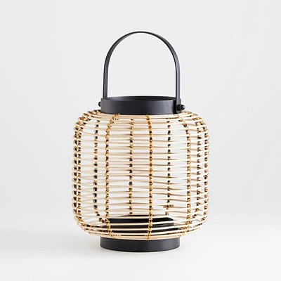 Brigton Rattan Outdoor Lantern 10"