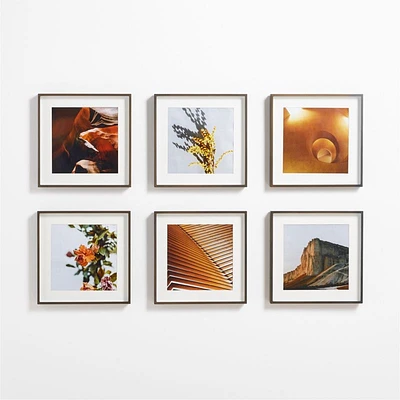 Piece Brushed Antique Bronze 11x11 Gallery Wall Frame Set
