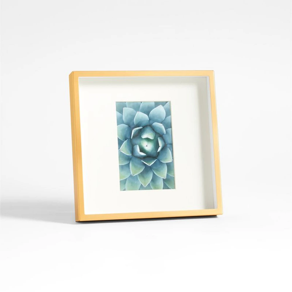 Brushed Brass 4x6 Picture Frame