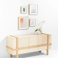 4-Piece Brushed Brass Gallery Wall Frame Set
