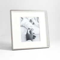 Brushed Silver 8x10 Picture Frame