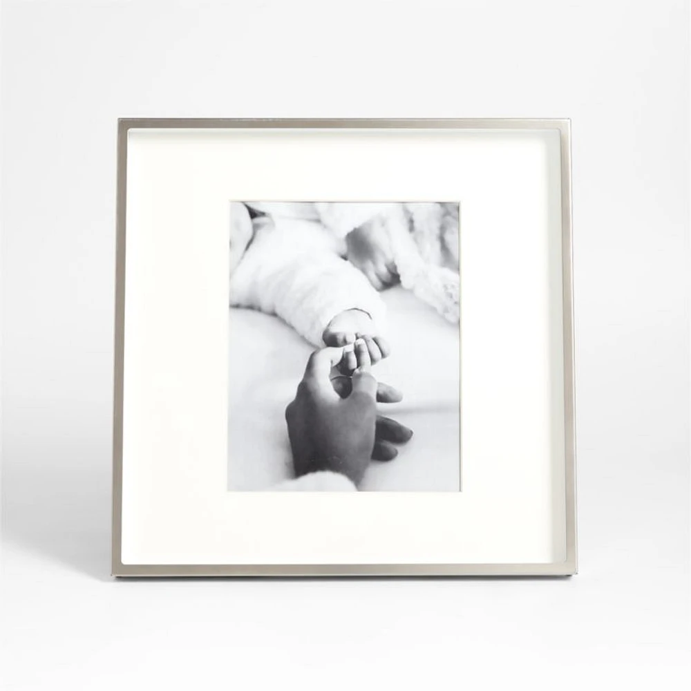 Brushed Silver 8x10 Picture Frame