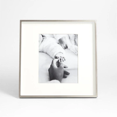 Brushed Silver 8x10 Picture Frame