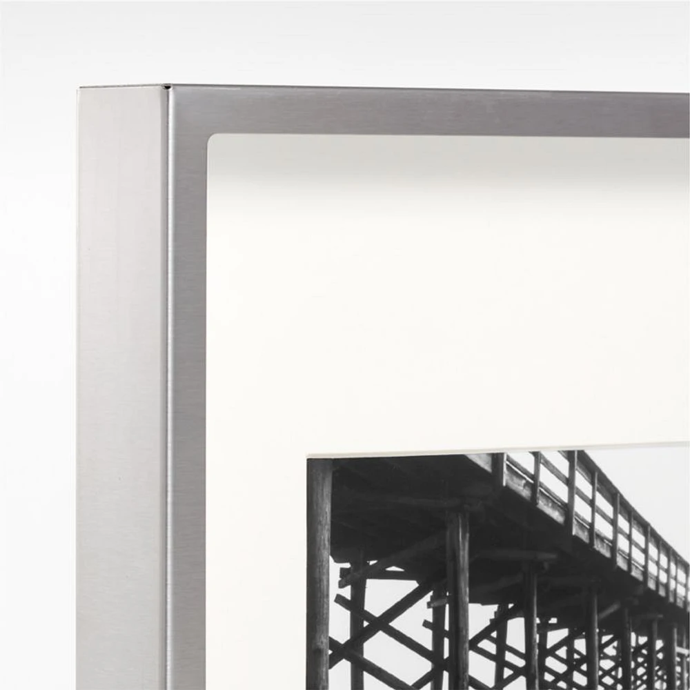 Brushed Silver 4x6 Picture Frame