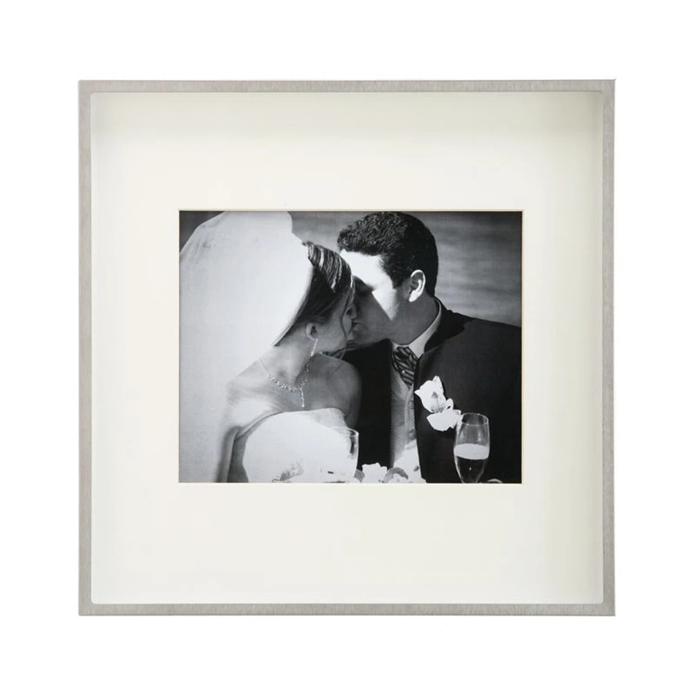 Brushed Silver 8x10 Picture Frame