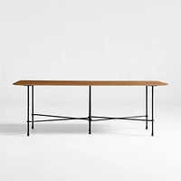 Brussels 88" Solid Oak Wood Dining Table