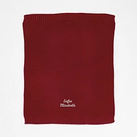 Bubble Knit Luminous Red Baby Stroller Blanket