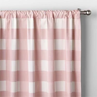 Buffalo Check Cotton Blackout Window Curtain Panel 44"x63