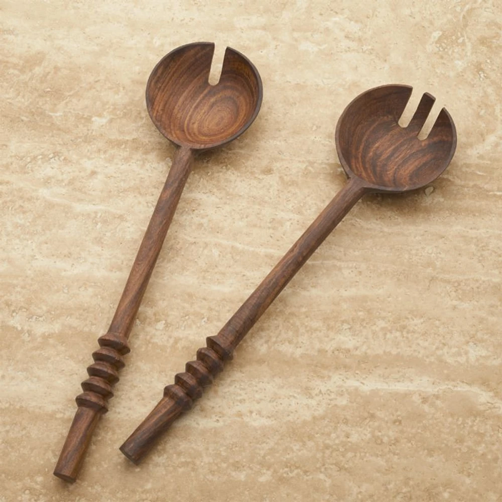 Acacia Burke Salad Servers, Set of 2