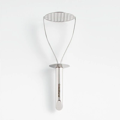 Crate & Barrel Stainless Steel Potato Masher