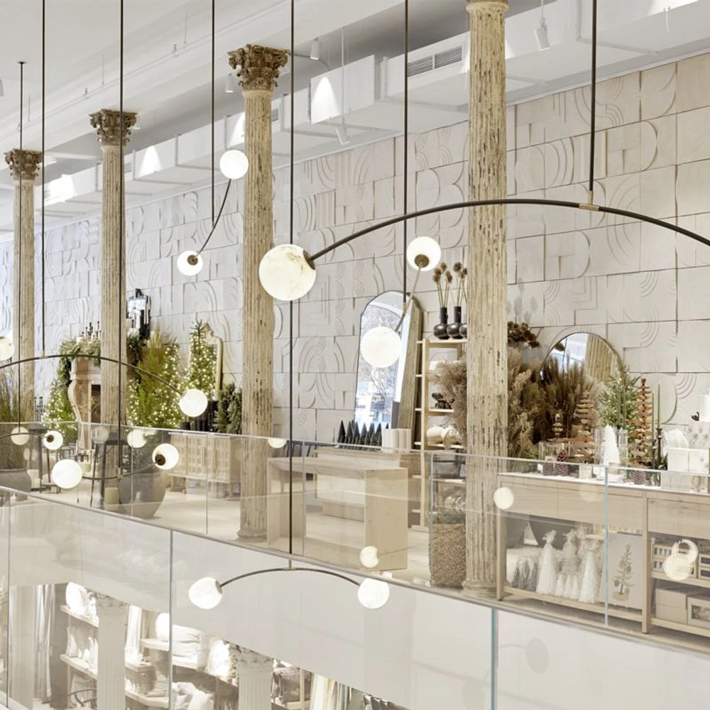 Traverse White Alabaster Pendant Light
