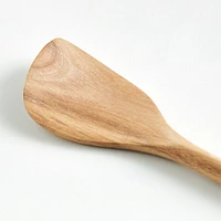 Crate & Barrel Acacia Angled Turner Spatula