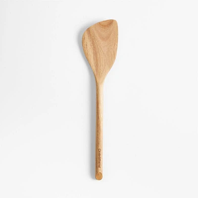 Crate & Barrel Acacia Angled Turner Spatula