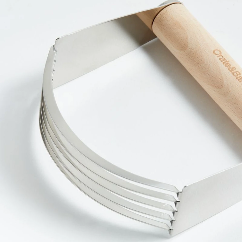 Crate & Barrel Pastry Blender with Beechwood Handle