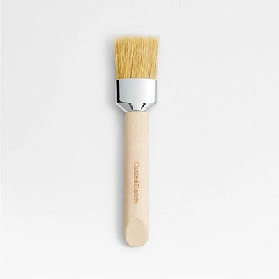 Crate & Barrel Large Pastry Brush with Beechwood Handle