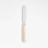 Crate & Barrel Straight Icing Spatula with Beechwood Handle