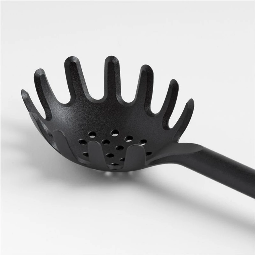 Crate & Barrel Black Nylon Pasta Spoon