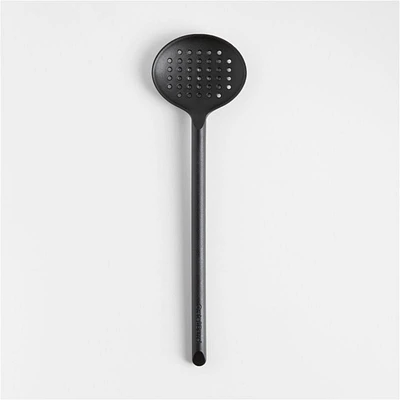 Crate & Barrel Black Nylon Slotted Spoon