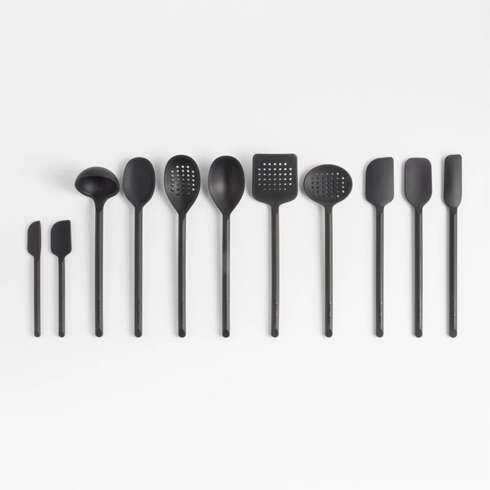 Crate & Barrel Black Silicone Spoonula