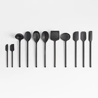 Crate & Barrel Black Silicone Spoonula