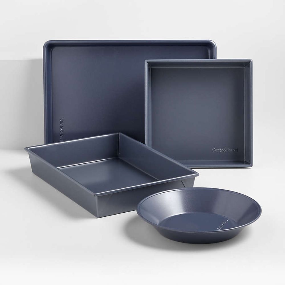 Crate & Barrel Slate Blue 9 Square Cake Pan