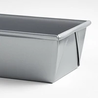 Crate & Barrel Silver Loaf Pan
