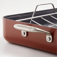 Crate & Barrel EvenCook Core ® Terracotta Ceramic Roasting Pan
