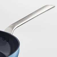 Crate & Barrel EvenCook Ceramic ™ Denim Nonstick 12" Fry Pan with Lid